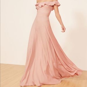 Reformation Verbena Dress (Blush, Size 6)